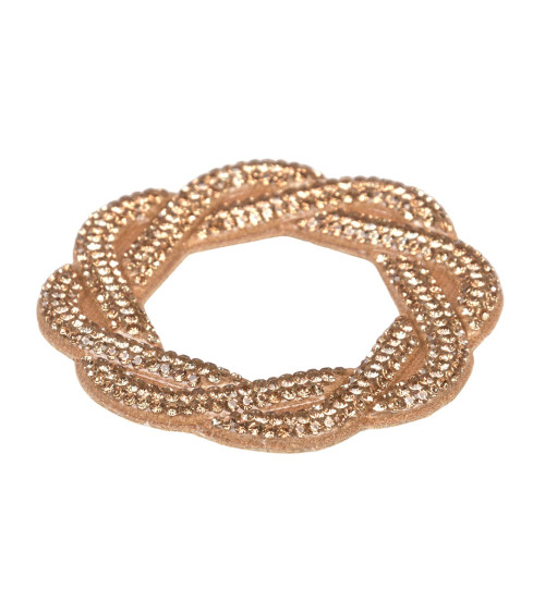 Juego de 3 patrones entrelazados para planchar cuentas 60 mm dorado