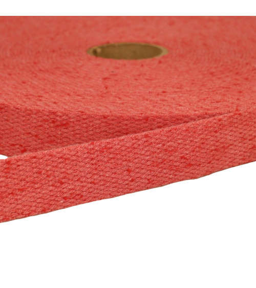 20 m Spule rot gesprenkeltes Gurtband