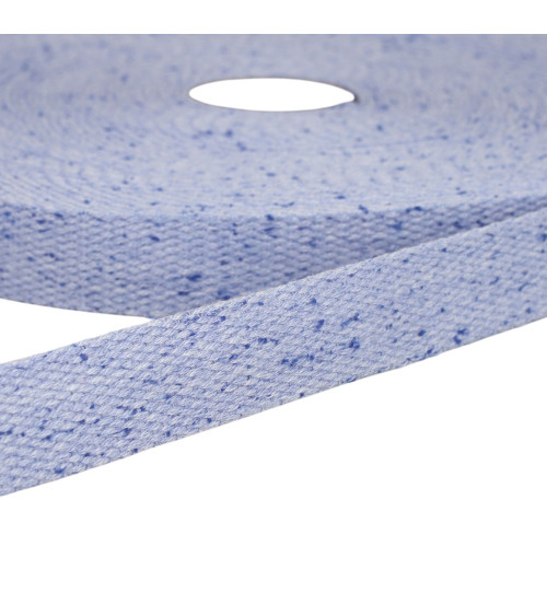 20-m-Spule aus lavendelblau meliertem Gurtband