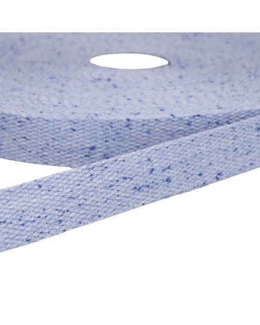 20m spool of lavender blue mottled webbing