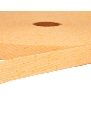 20m spool of mottled straw yellow webbing