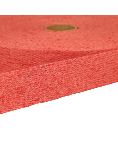 20 m Spule rot gesprenkeltes Gurtband