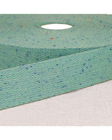 20m spool of duck blue mottled webbing