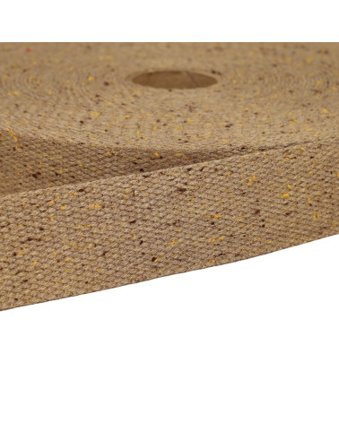 20-m-Spule aus taupemeliertem Gurtband