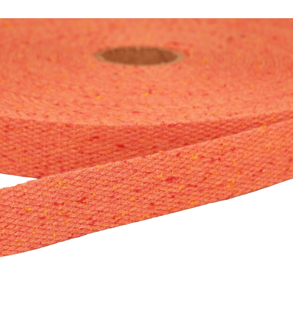 Salmon heather strap per meter
