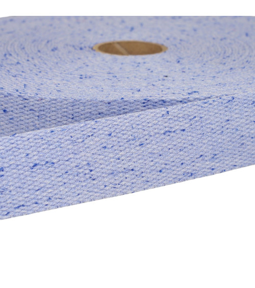 Lavender blue mottled webbing per meter
