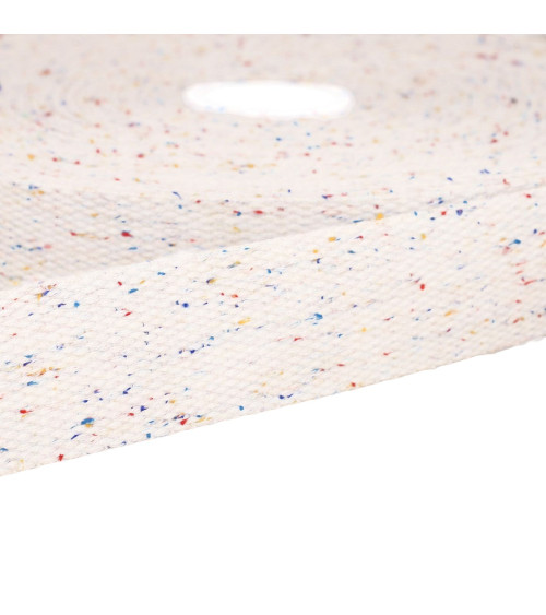 White mottled webbing per meter