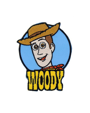 Ecusson thermocollant Broderie Toy Story Woody 6x7cm