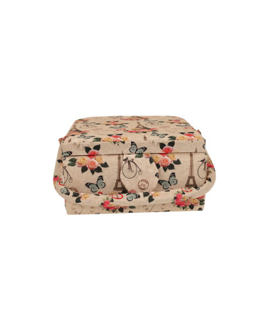 Sewing box 19.5x13x9.5cm eiffel tower