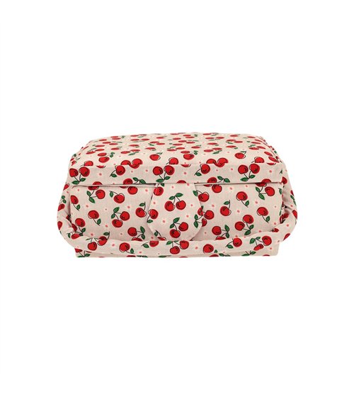 Boîte couture 19,5x13x9,5cm cerise