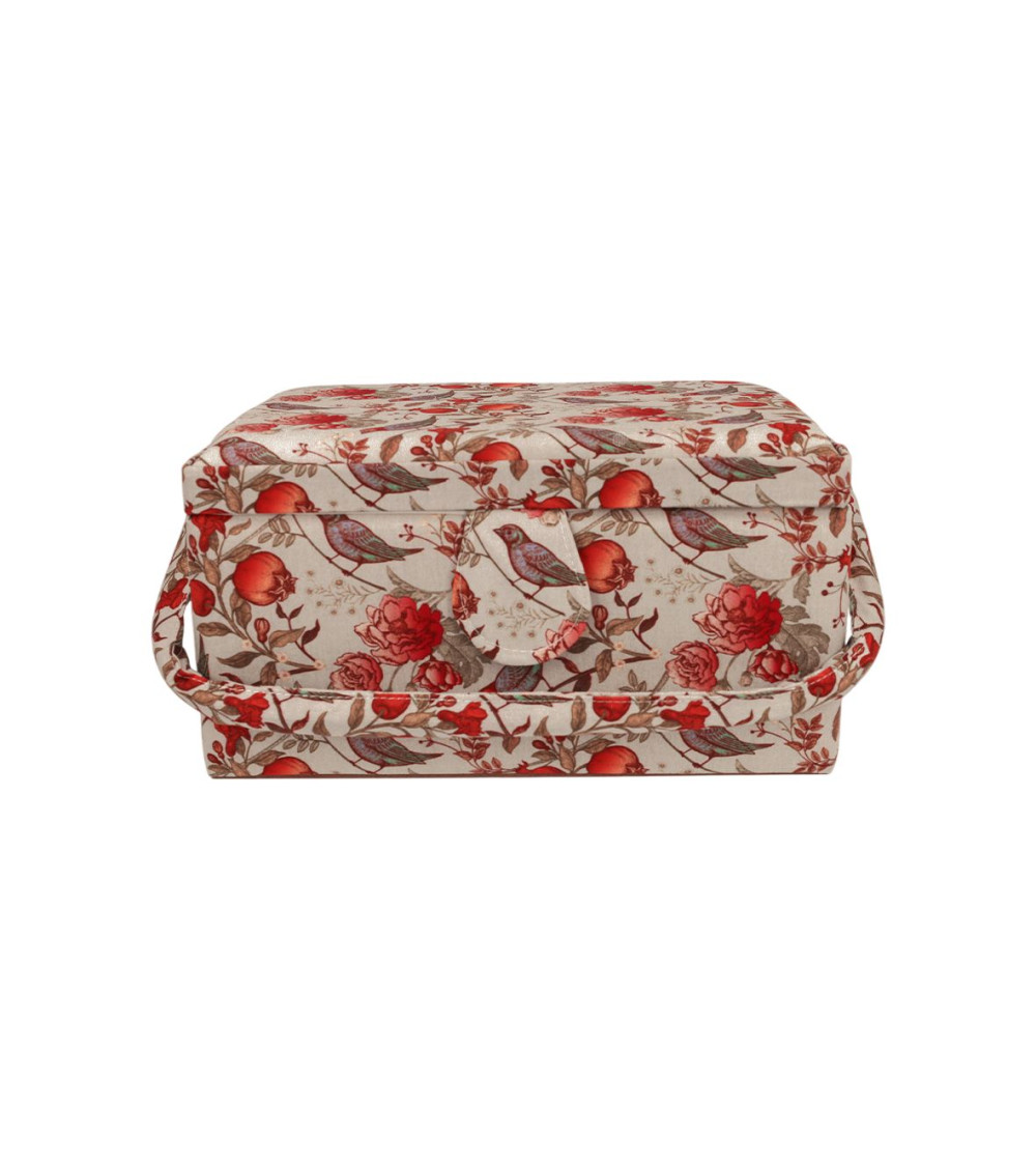 Sewing box 24.5x18x13cm bird