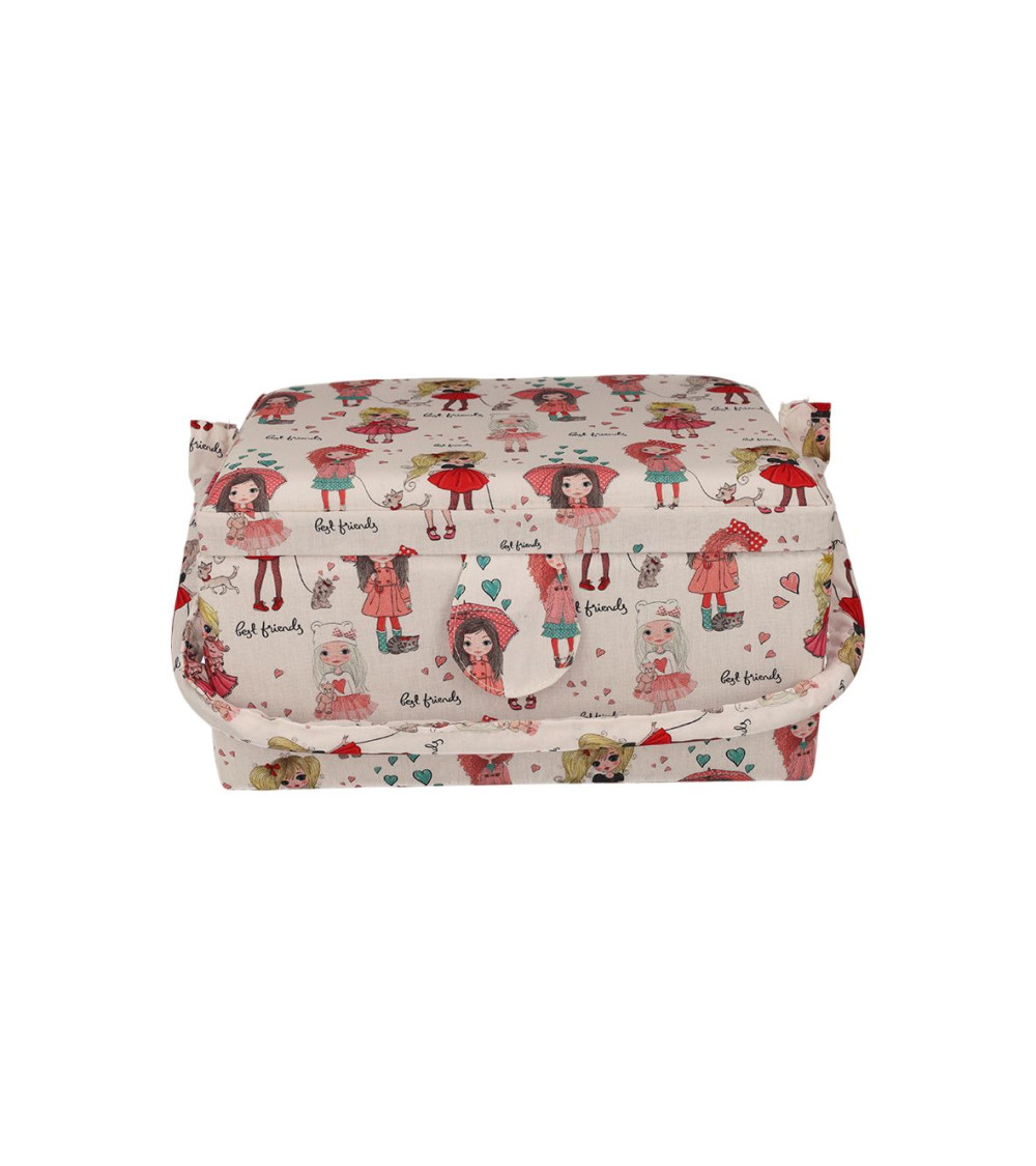 Sewing box 24.5x18x13cm girl