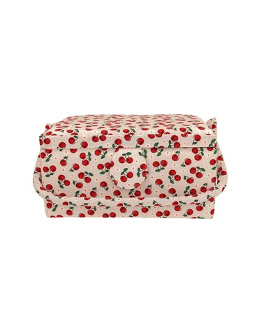 Boîte couture 24,5x18x13cm cerise