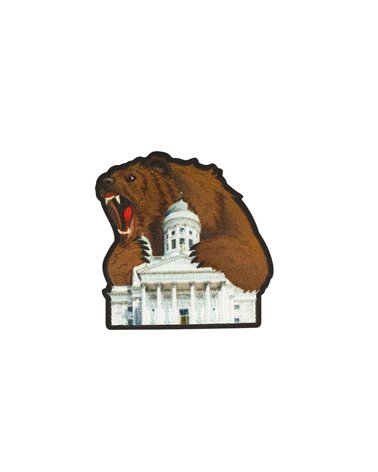 Ecusson thermocollant animaux et monuments ours 4,8cm x 4,9cm