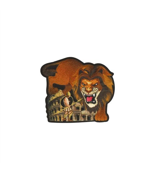 Ecusson thermocollant animaux et monuments lion 5cm x 4cm