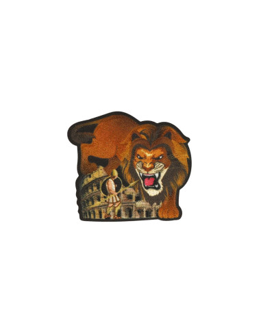 Stemma termoadesivo animali e monumenti leone 5 cm x 4 cm
