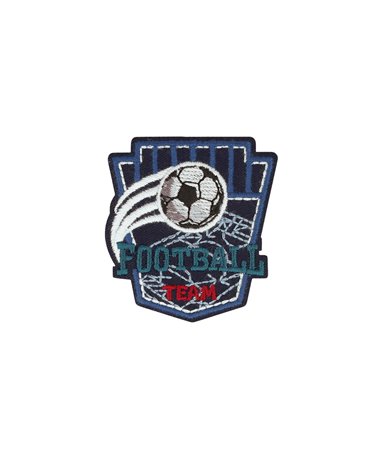 Ecusson thermocollant football  5,1cm x 5,5cm