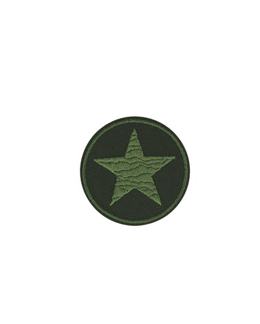 Ecusson thermocollant étoile vert 4,4cm x 4,4cm