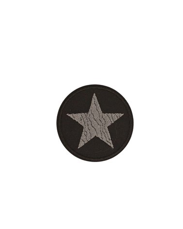 Ecusson thermocollant étoile noir 4,4cm x 4,4cm