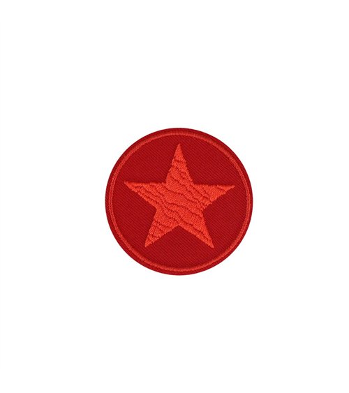 Ecusson thermocollant étoile rouge 4,4cm x 4,4cm