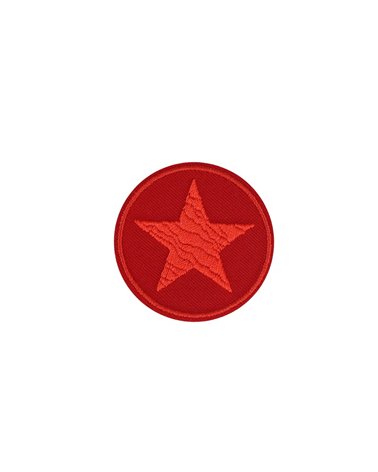 Ecusson thermocollant étoile rouge 4,4cm x 4,4cm