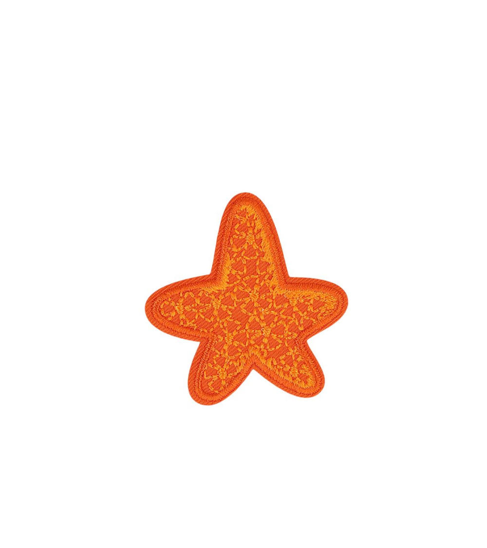 Iron-on patch marine fauna starfish 4.2cm x 4.3cm
