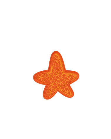 Iron-on patch marine fauna starfish 4.2cm x 4.3cm