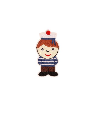 Ecusson thermocollant matelot/pirate matelot 2,7cm x 5,3cm