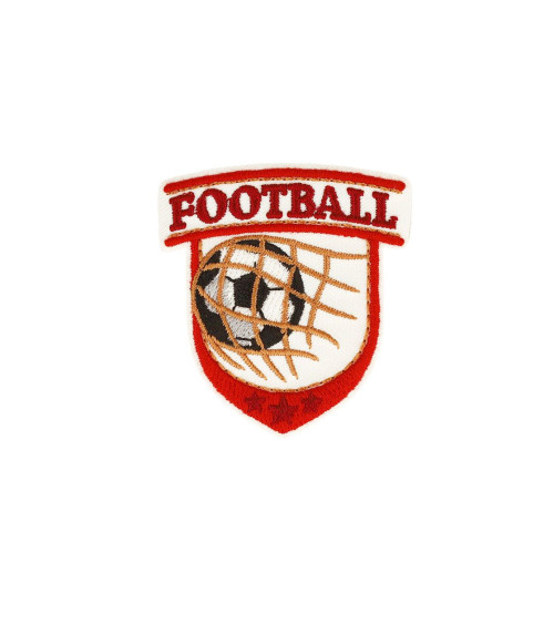Set of 3 iron-on soccer ball patches 5.3cm x 5.7cm
