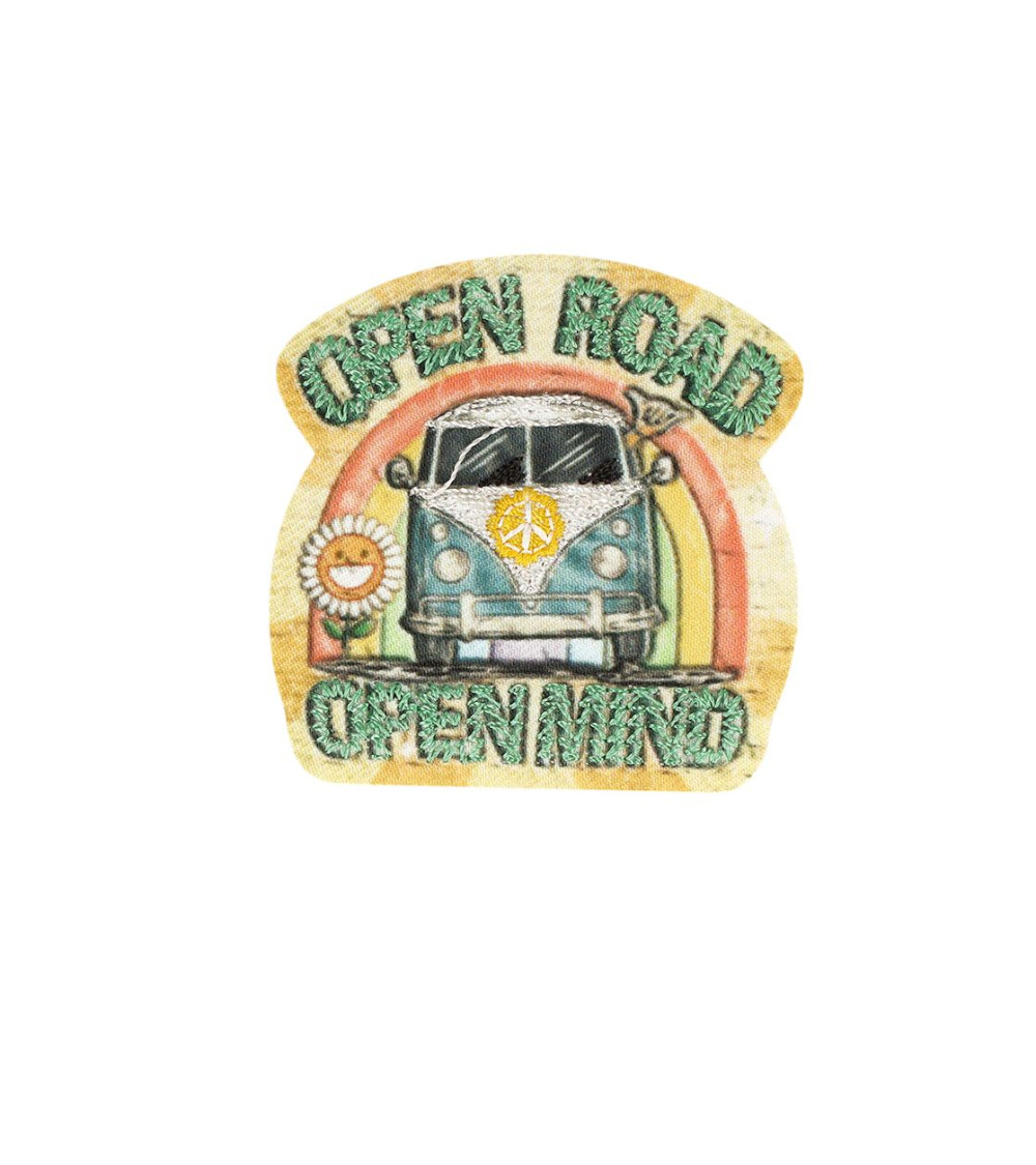 Juego de 3 parches termoadhesivos good vibes open road 5 cm x 4 cm