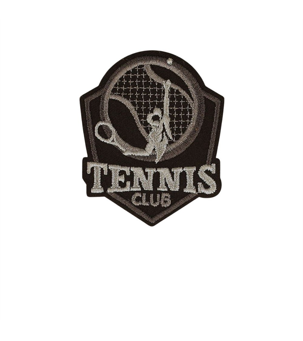 Lot de 3 écussons thermocollants padel et tennis tennis 4,5cm x 3,5cm