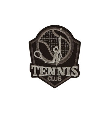 Lot de 3 écussons thermocollants padel et tennis tennis 4,5cm x 3,5cm