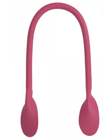 Set of 2 modern bag handles 60 cm burgundy