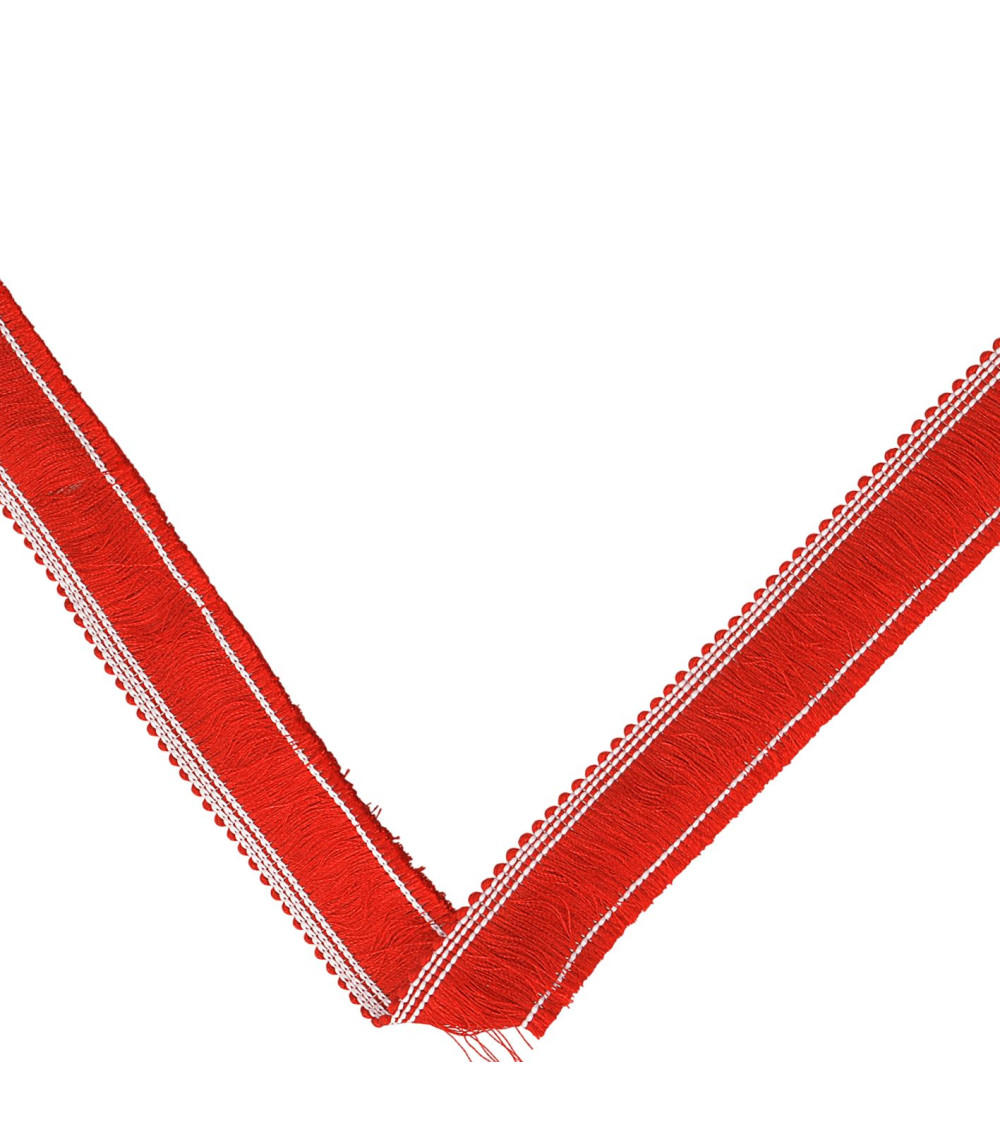 20m spool thick fringe 25mm red