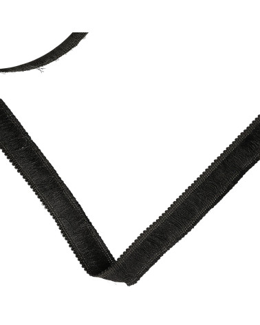 Bobina da 20 m con frange spesse 25 mm nere
