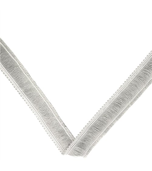 Bobine 20m frange épaisse 25mm gris clair