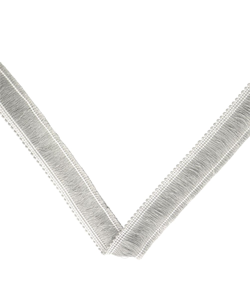Bobine 20m frange épaisse 25mm gris clair