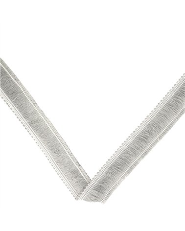Bobine 20m frange épaisse 25mm gris clair