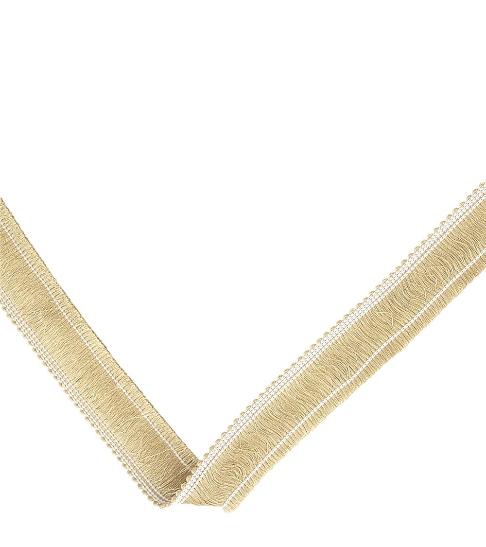 Bobine 20m frange épaisse 25mm beige