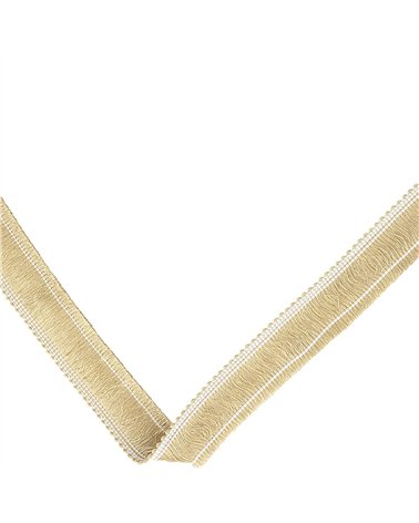 Bobine 20m frange épaisse 25mm beige