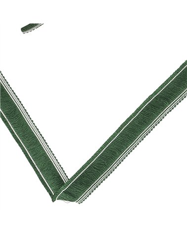 Bobine 20m frange épaisse 25mm vert bouteille