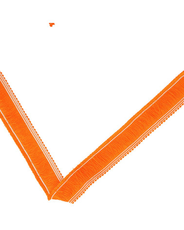 20-m-Spule, dicke Fransen, 25 mm, Orange