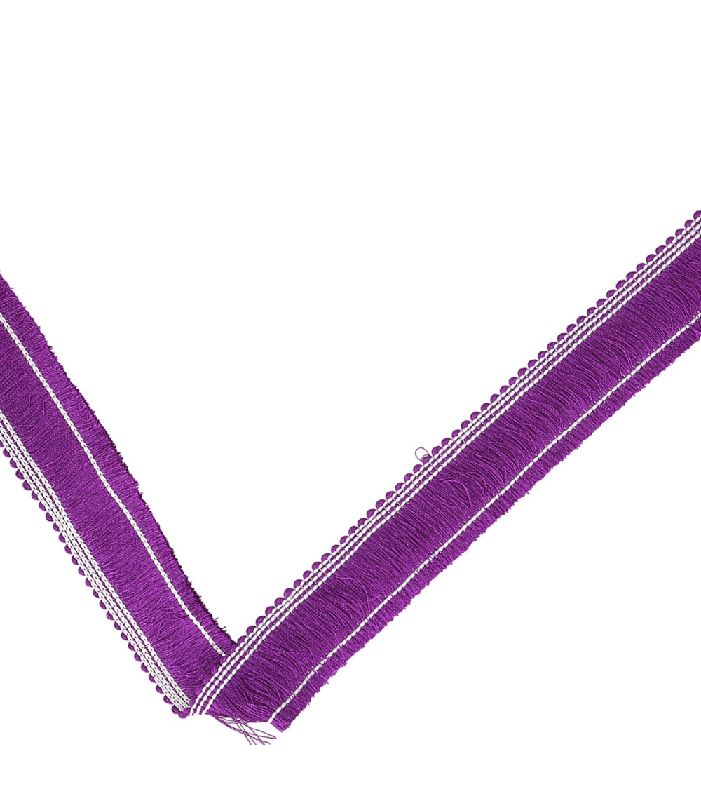 20m spool thick fringe 25mm purple
