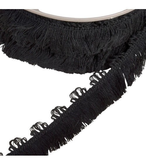 25m spool, fringe, 25mm black pins