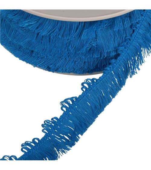 Bobine 25m frange picots 25mm bleu acier