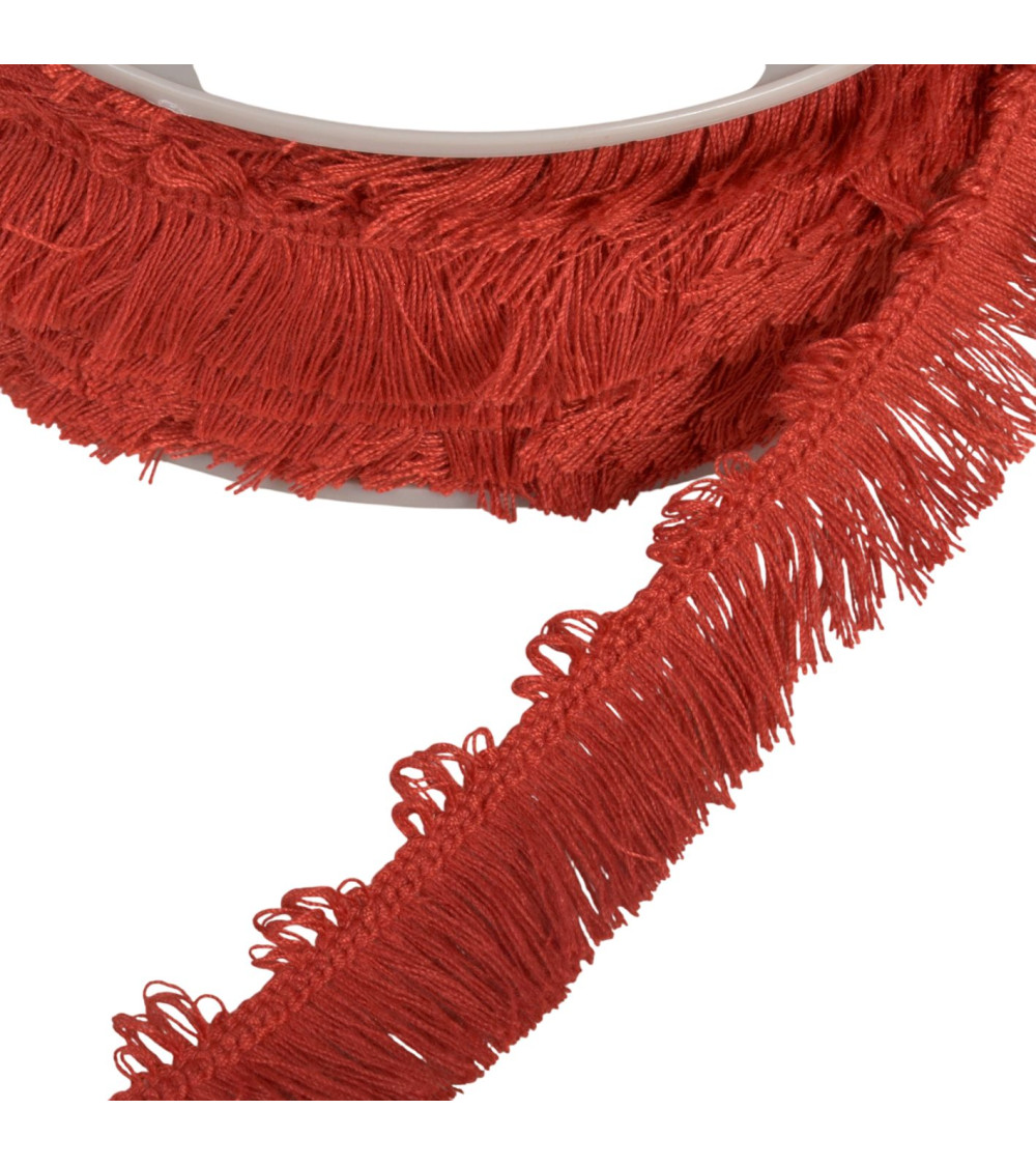 25m spool with fringed pins 25mm rust