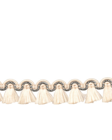 Spool 25m fringe darts 12mm beige