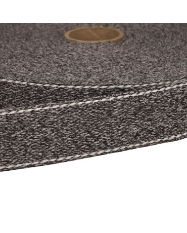 Bobina da 20 m di cinghia per punto sella mélange da 30 mm, grigio medio