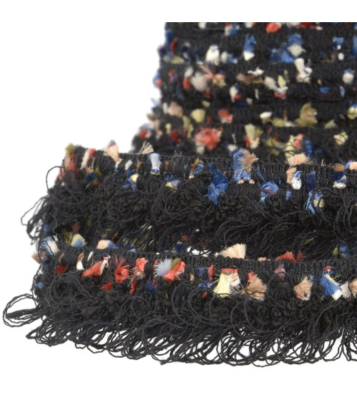 15m spool with 25mm black fringe braid