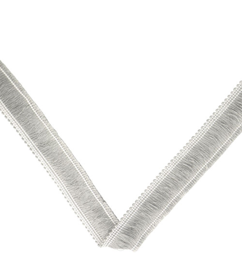Thick fringe 25mm light gray per meter
